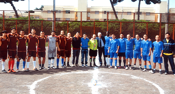 Torneo a Rebibbia, lo sport è libertà