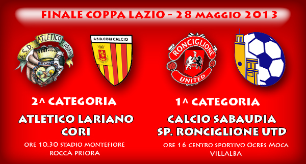 Coppa Lazio, domani le finali