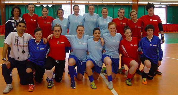 La Rappresentativa Calcio a 5 femminile