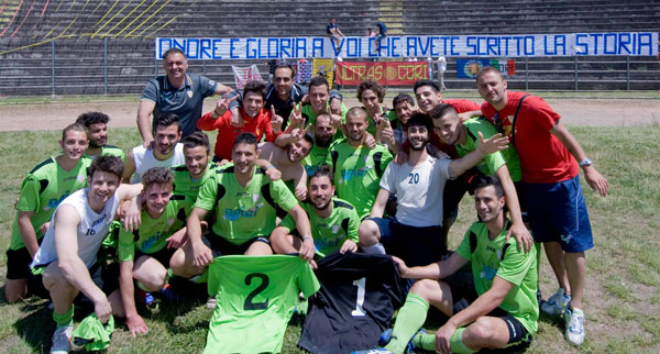 Cori sul tetto del calcio laziale