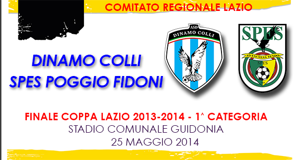 La finale di Coppa Lazio in 1^