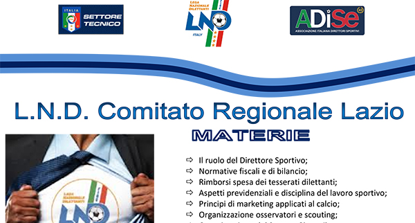 Corso dirigenti sportivi Adise