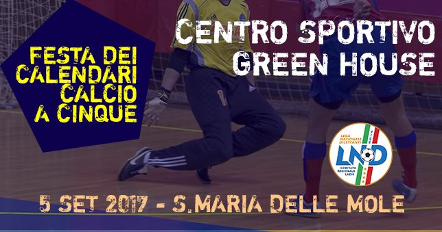Calcio a 5, martedì la festa dei calendari