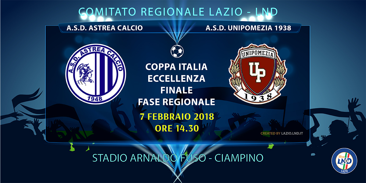 Finale di Coppa Italia, scelto il Fuso di Ciampino
