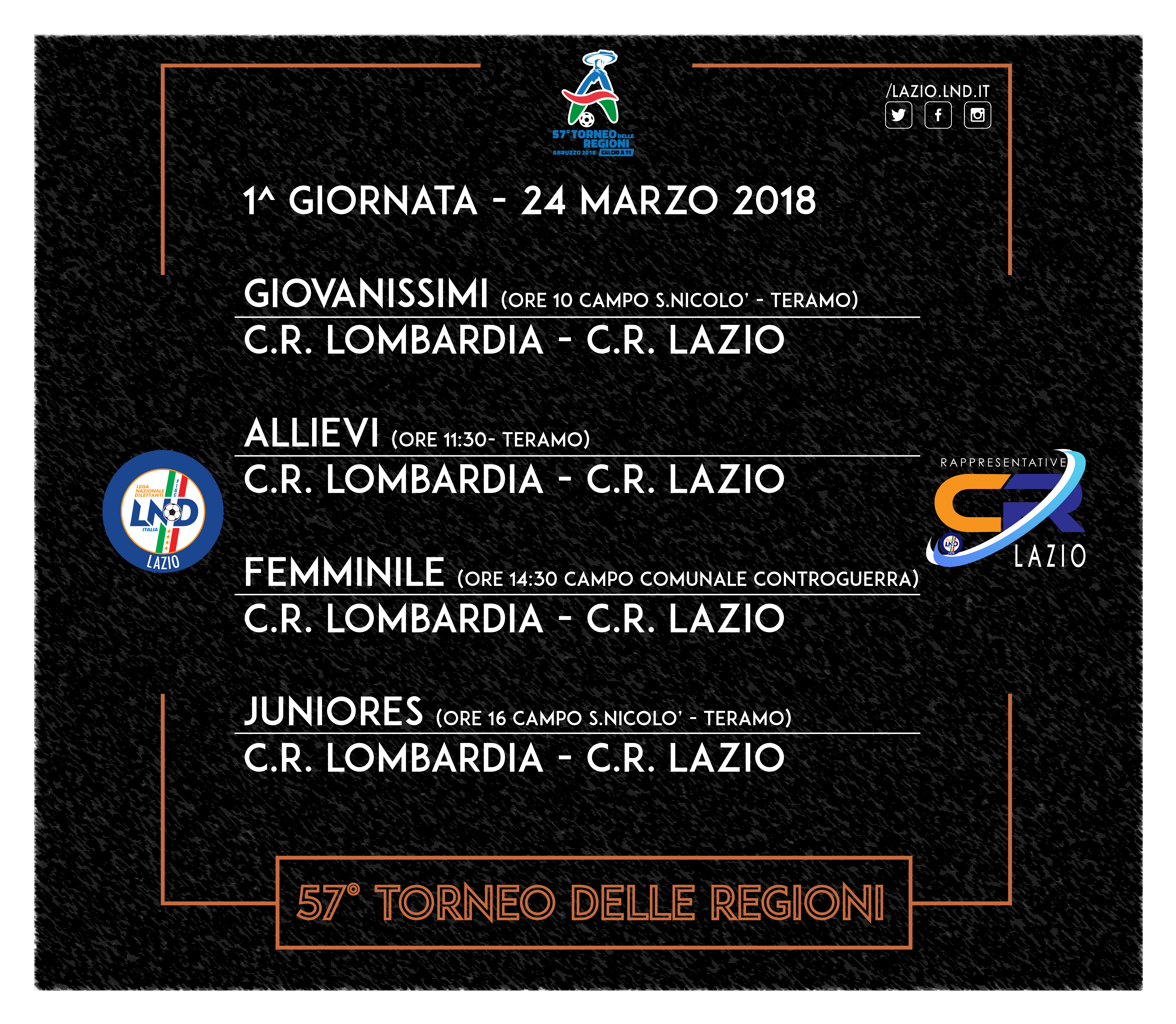 TDR2018, si scende in campo per la prima giornata