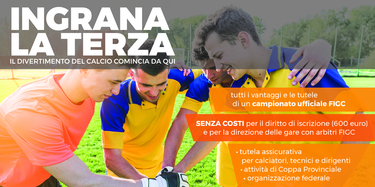 Terza Categoria, le modalità di iscrizione al campionato