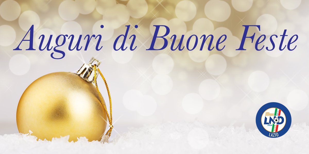 Buon Natale e Felice Anno Nuovo dal CR Lazio