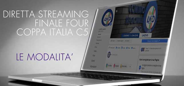 Final Four C5, le modalità per richiedere la diretta streaming
