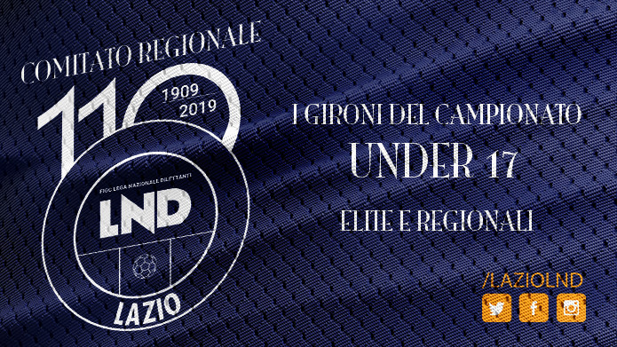 Ecco i gironi dei campionati Under 17 Elite e regionali