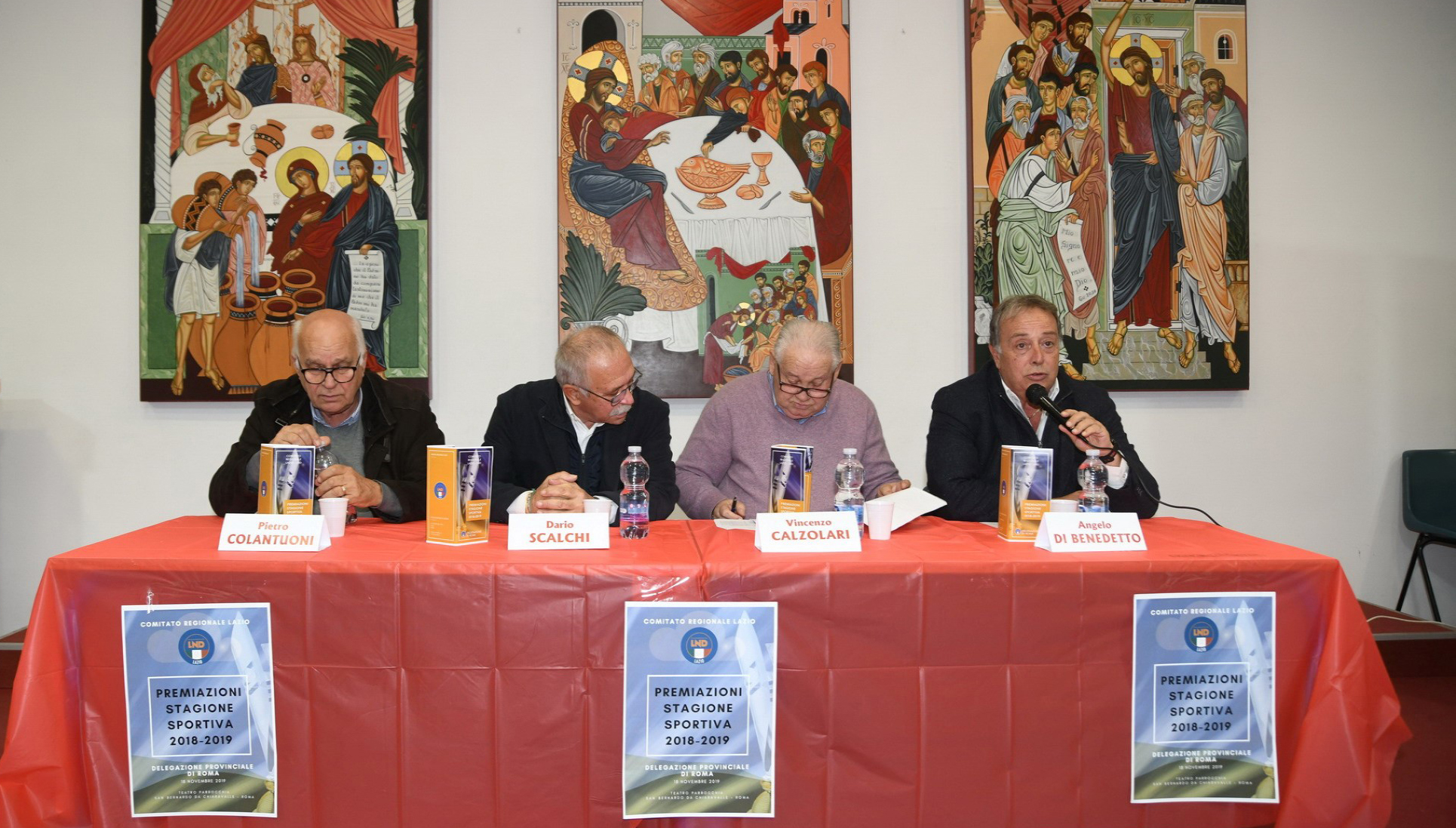 La foto della premiazione di Roma