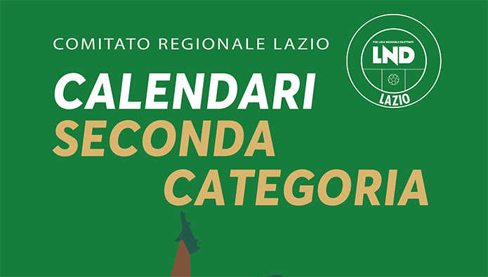Seconda Categoria, la brochure con i calendari