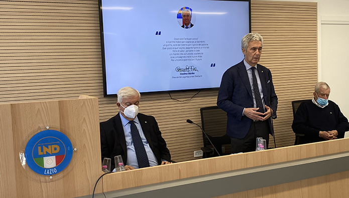Sibilia in vista al CR Lazio: presentato il report 2017-2020