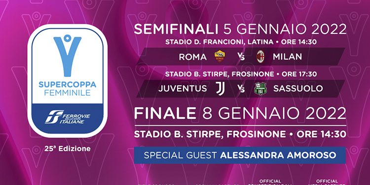 A Latina e Frosinone le Final Four della Supercoppa Femminile di calcio a 11