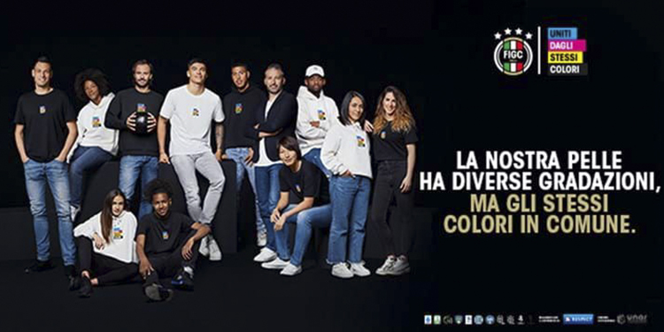 #UNITIDAGLISTESSICOLORI: la campagna antidiscriminazione della FIGC arriva sui campi dilettanti