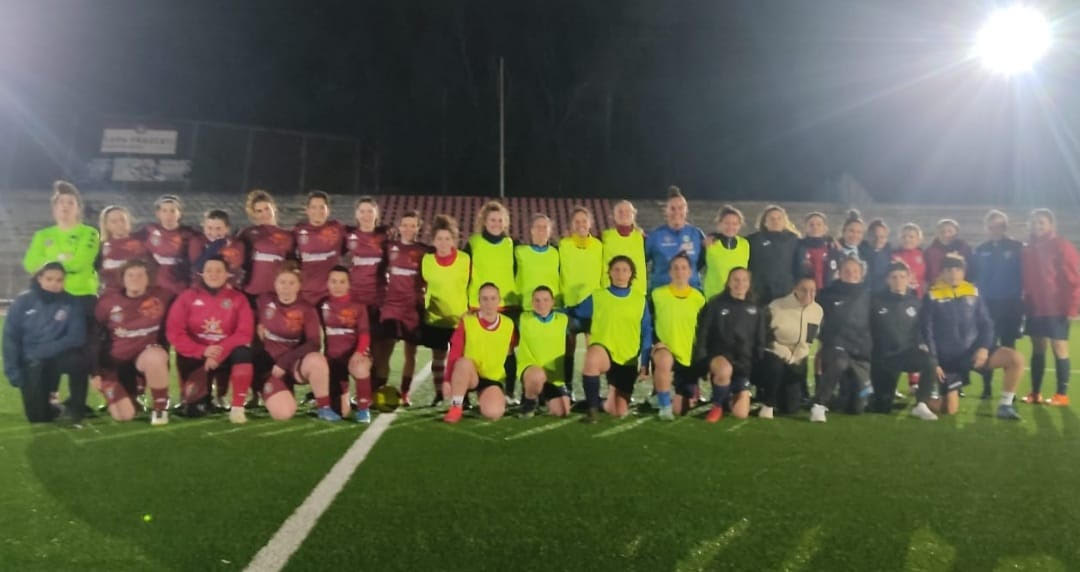 Rappresentativa Calcio Femminile, buono il primo test