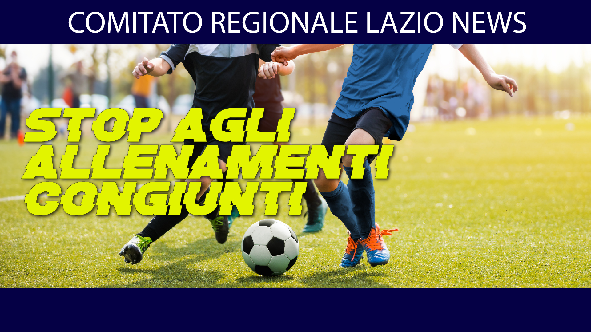 Allenamenti congiunti non più consentiti