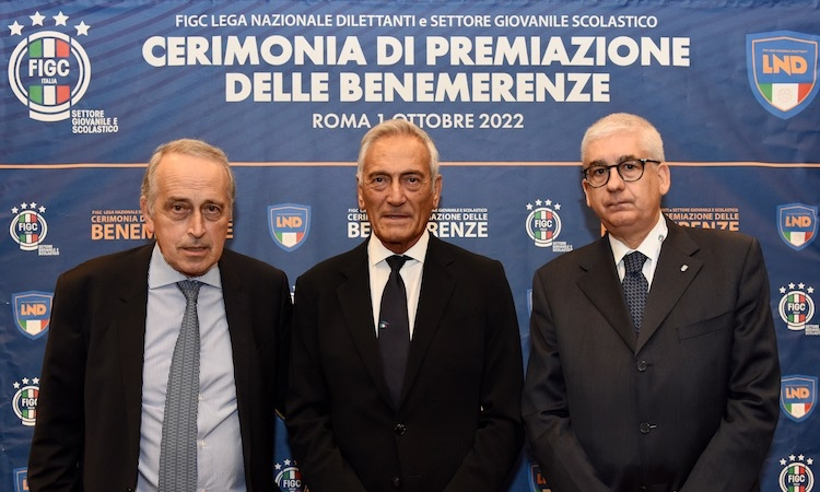 Benemerenze Lnd, riconoscimento speciale al presidente Zarelli