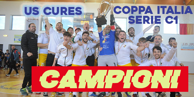 Coppa Italia Serie C1 Calcio a 5: l’US Cures campione