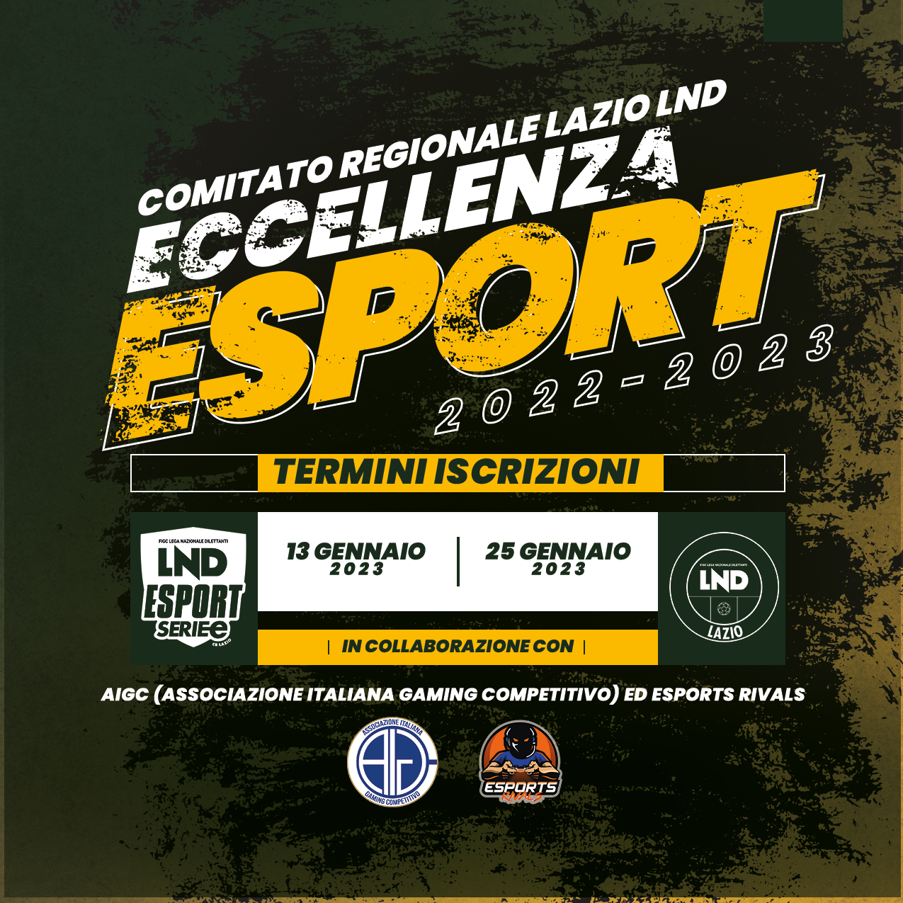 Campionato E-sport Eccellenza 2023, aprono le iscrizioni