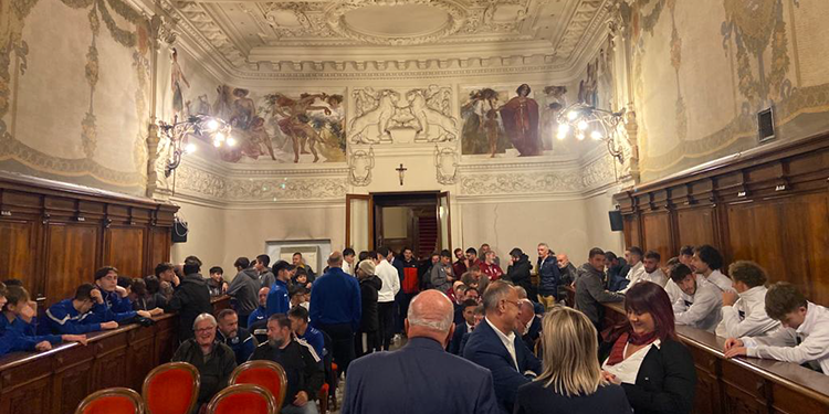 Premiazioni Società di Rieti, le foto della cerimonia in Comune