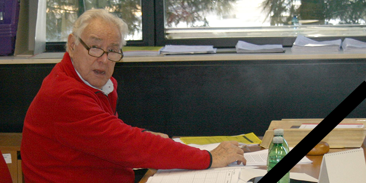 CR Lazio in lutto: scomparso il giudice Milia. Disposto minuto di silenzio