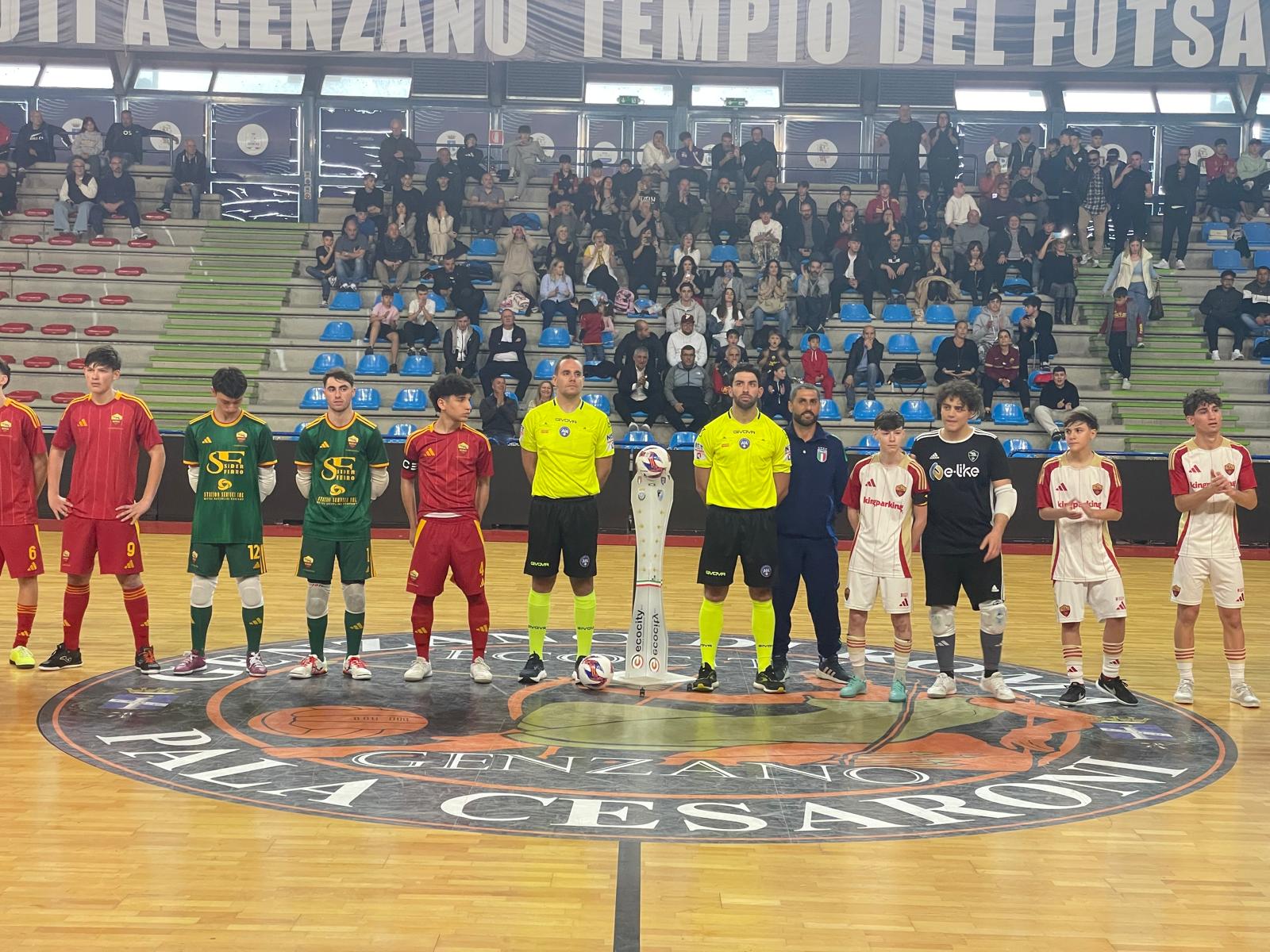 La Roma calcio a 5 vince il derby che vale il titolo regionale Under 17