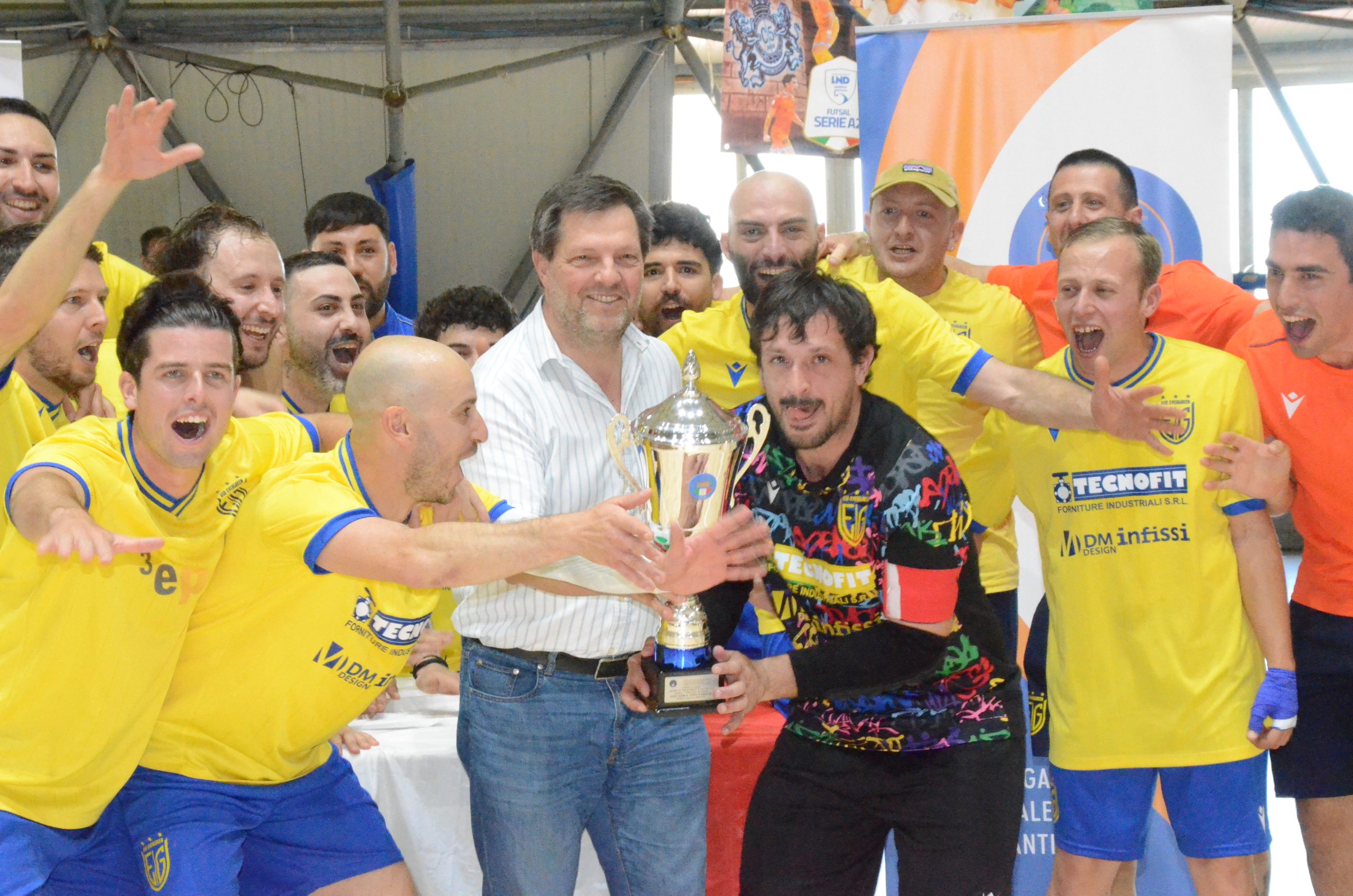 Coppa Lazio Serie D C5: l’Evergreen Civitavecchia la vince ai rigori