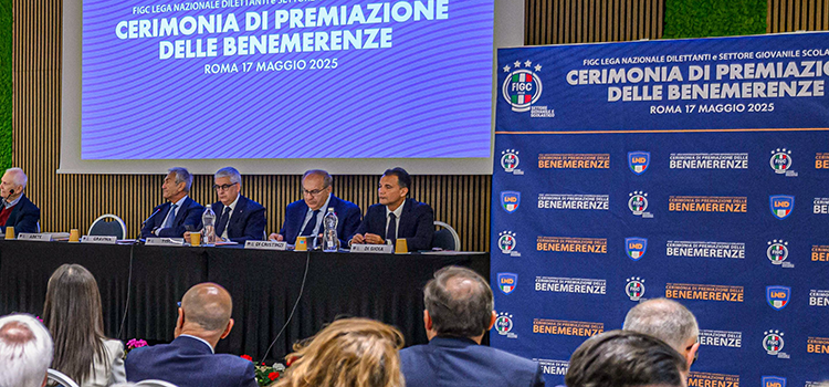 Benemerenze LND, premiati dirigenti e società del CR Lazio