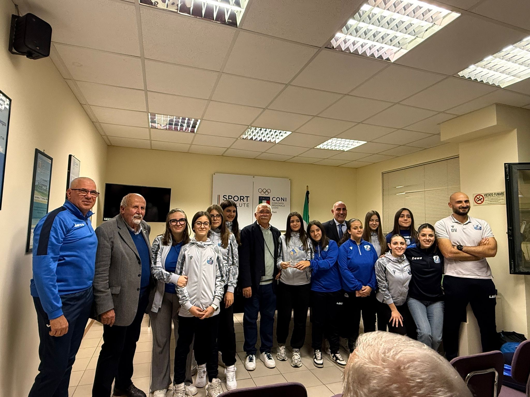 Premiate le società di Rieti vincitrici i campionati e i premi disciplina