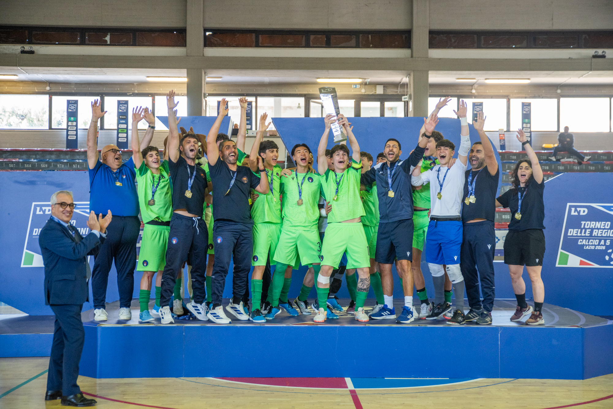Torneo delle Regioni C5, il Lazio domina e conquista l’Italia: doppio titolo U15 e U17, femminile argento dopo i supplementari
