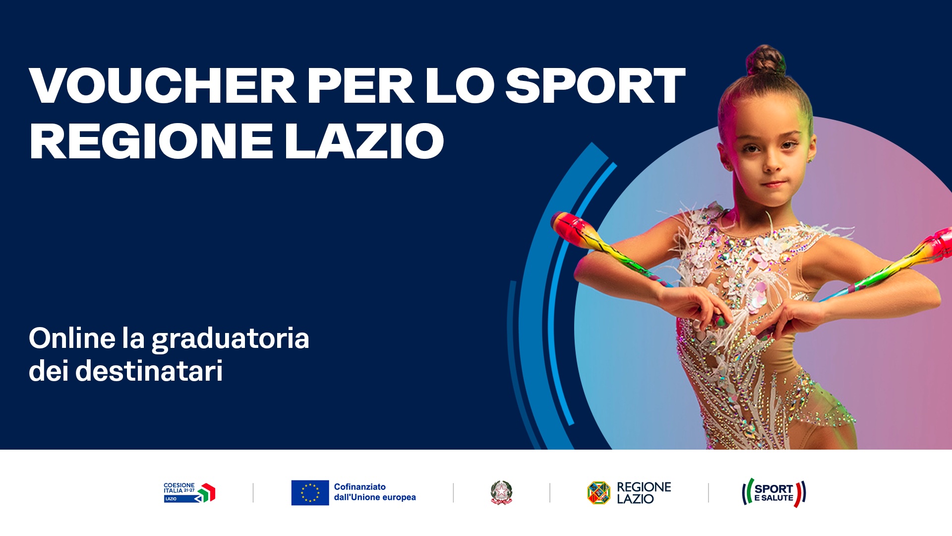 “Voucher per lo sport – Regione Lazio”, l’elenco dei destinatari